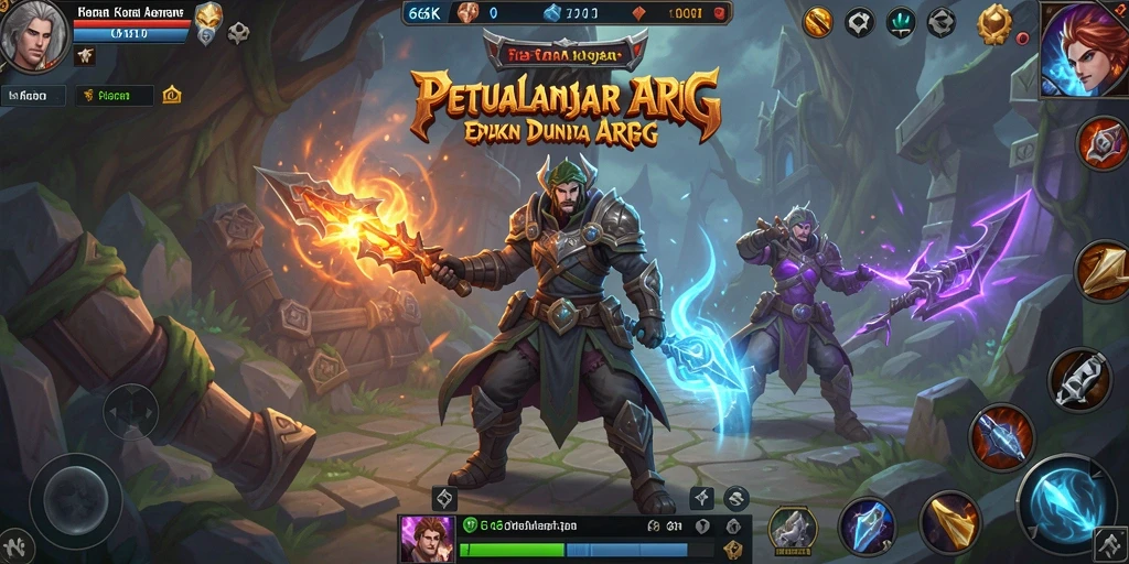 Screenshot gameplay 66K menampilkan aksi seru dan petualangan epik.