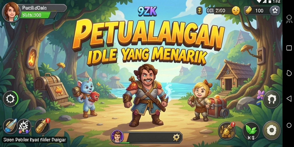 Gameplay 9ZK yang menarik dan santai untuk semua pemain.