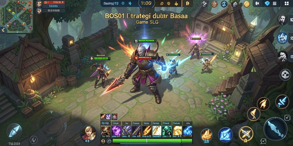 Gameplay seru dan interaktif dalam BOS01 yang penuh strategi.
