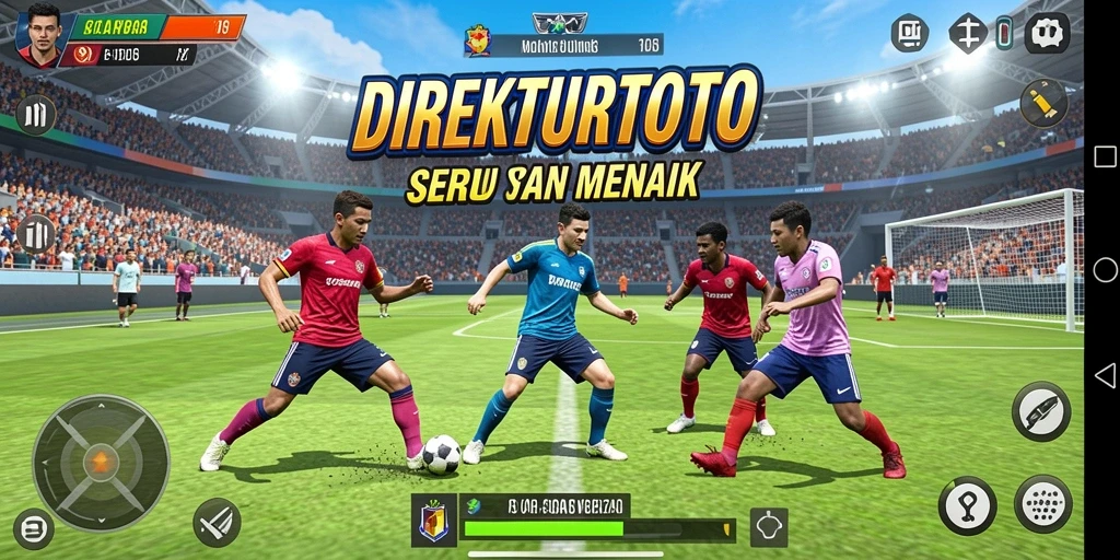 Screenshot menampilkan gameplay seru dari DIREKTURTOTO dalam olahraga.