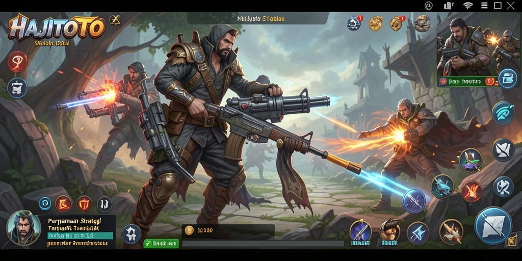 Tampilan gameplay menarik dari HAJITOTO menunjukkan aksi strategis yang seru.