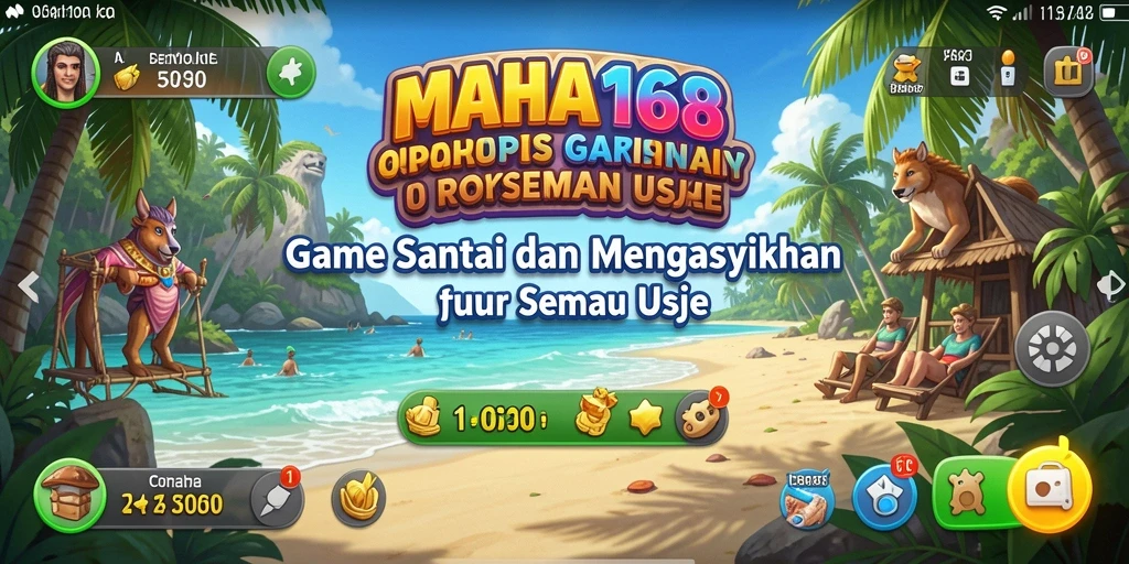 Tampilan gameplay santai dan mengasyikkan dari MAHA168.