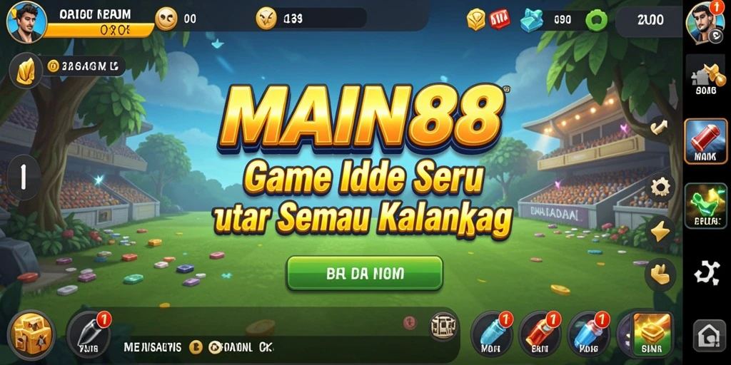 Tampilan gameplay MAIN88 yang menarik dan penuh warna.