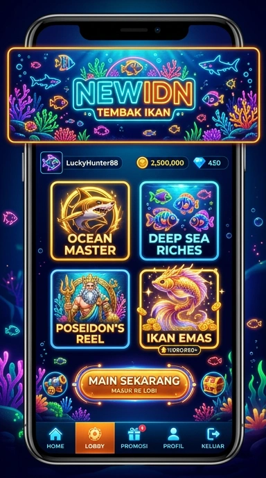 Tangkapan layar antarmuka aplikasi newidn yang sederhana dan intuitif.